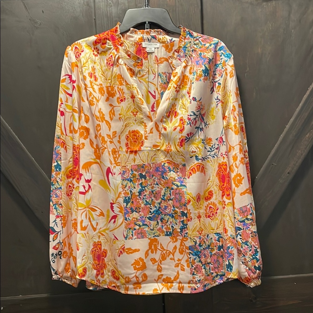 Floral Multicolor Women's Top